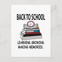 Cartão Postal De Volta À Escola Estudante