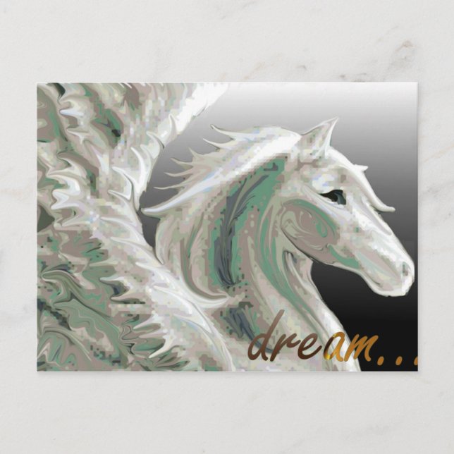 Cartão postal de voo Pegasus (Frente)