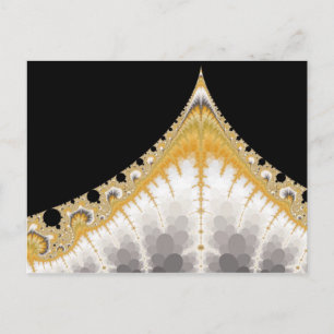Cartão postal de vulcão Dourado prata