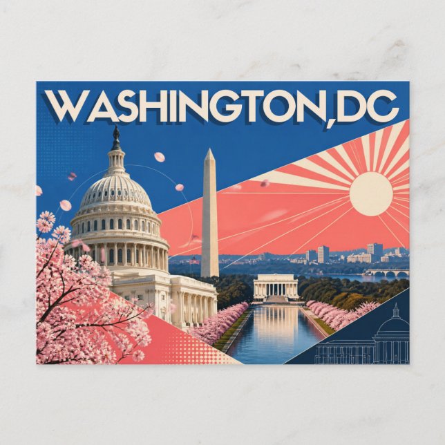Cartão postal de Washington DC (Frente)