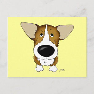 Cartão Postal de Welsh Corgi