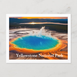 Cartão Postal de Yellowstone