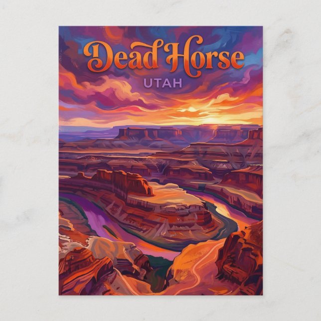 Cartão Postal Dead Horse Point Utah (Frente)