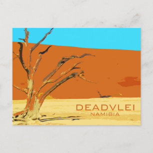 Cartão Postal Dead Vlei, Namíbia Cartão-postal