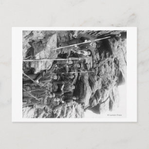 Cartão Postal Deadwood Central Railroad Engenheiro Corps