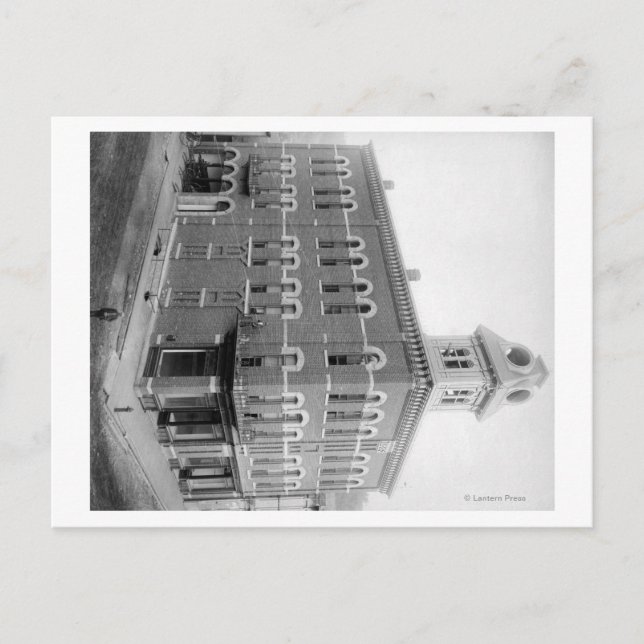 Cartão Postal Deadwood, fotografia da Câmara Municipal de Dakota (Frente)