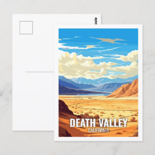 Cartão Postal Death Valley California Familiares de Viagem