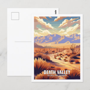 Cartão Postal Death Valley National Park Califórnia EUA