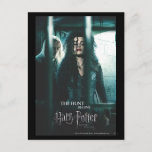 Cartão Postal Deathly Hallowly - Bellatrix e Lucius