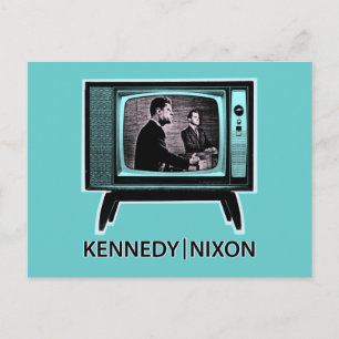 Cartão Postal Debate na TV Kennedy Nixon 1960