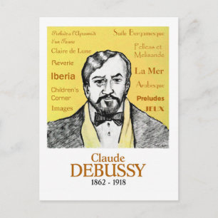 Cartão Postal Debussy