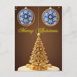 Cartão Postal Decoração de Árvore de Natal