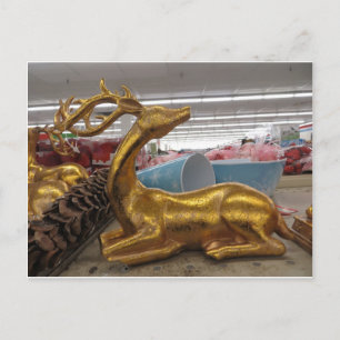 Cartão Postal Decoração do ouro