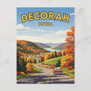Cartão Postal Decorah Iowa Viagem
