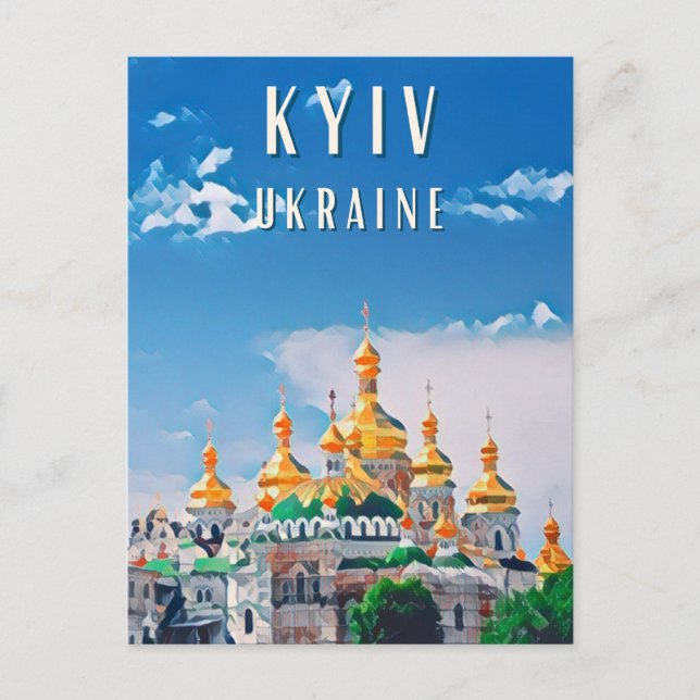 Cartão Postal Découvrez la beauté de Kiev (Frente)