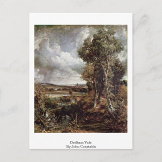 Cartão Postal Dedham Vale Por John Constable