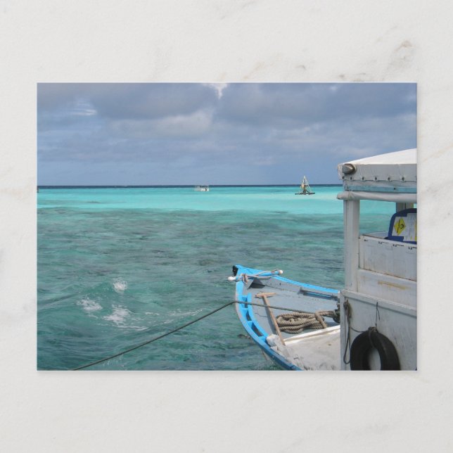 Cartão Postal Deep azul (Frente)