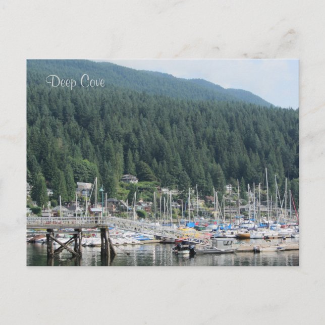Cartão Postal Deep Cove, Vancouver, B.C. (Frente)