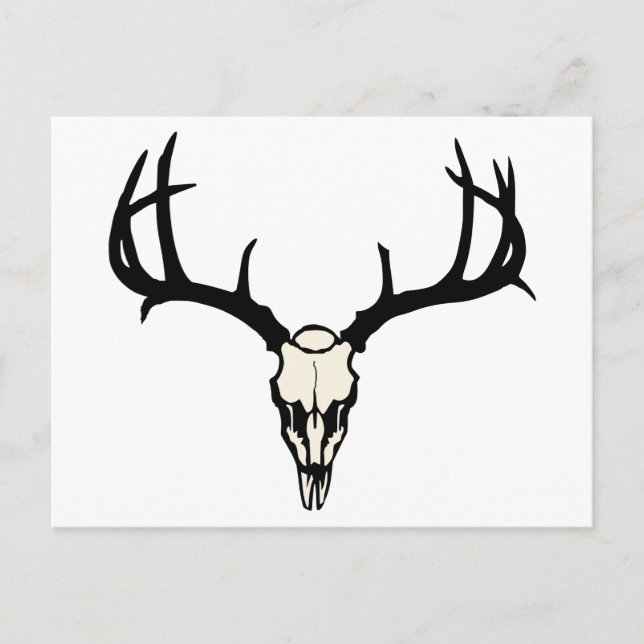 Cartão Postal Deer Skull (Frente)