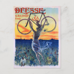 Cartão Postal Déesse Cycle 1898 Vintage Advertising Poster