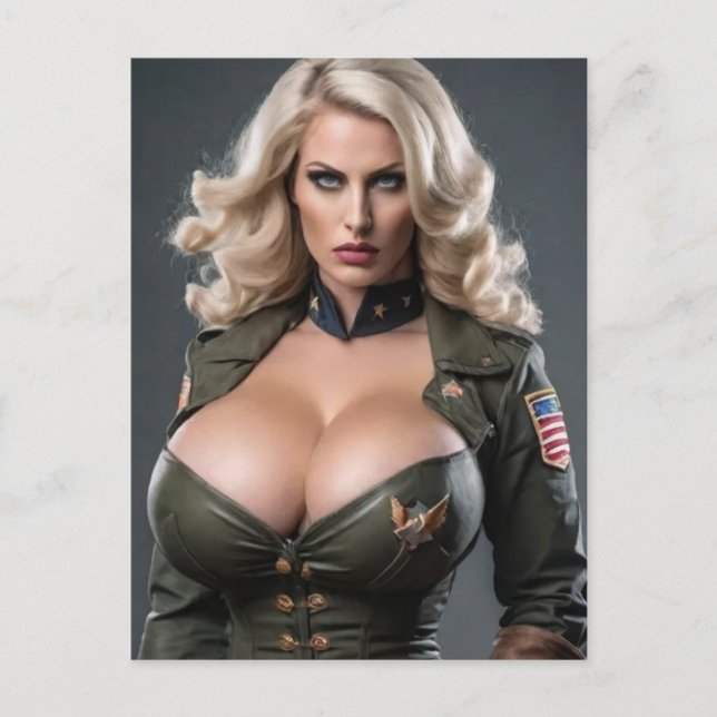 Cartão Postal Defendendo a Pátria (Frente)