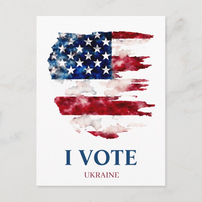 Cartão Postal Defender a Política da Ucrânia (Frente)