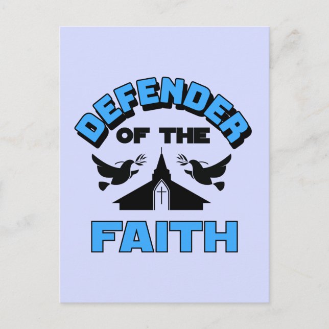 Cartão Postal Defensor da Fé (Frente)