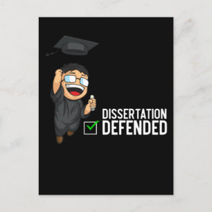 Cartão Postal Defesa de Dissertação de Graduação de Doutorado Ph