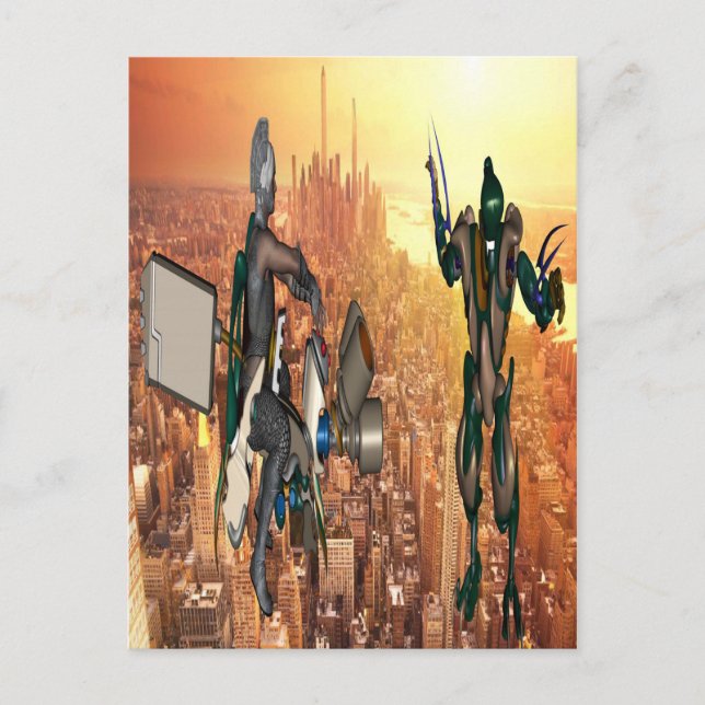 Cartão Postal Defesa do Planeta Terra (Frente)