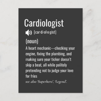 Cartão Postal Definição de Cardiologista