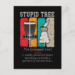 Cartão Postal Definição de Golfe de Disco de Disco Frisbee