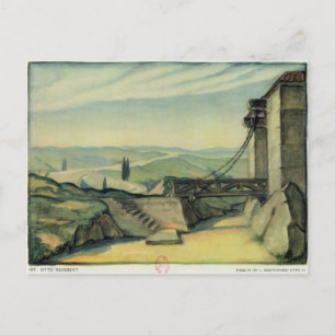 Cartão Postal Definir design para a Lei II da ópera "Fidelio"