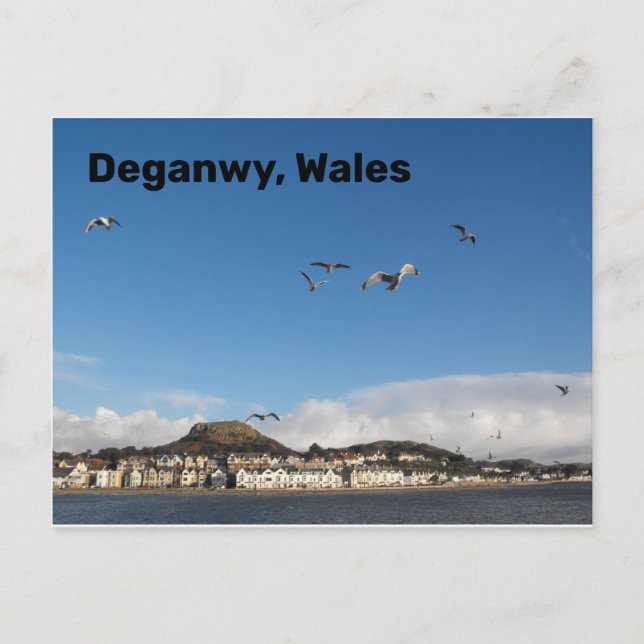 Cartão Postal Deganwy, Gales (Frente)