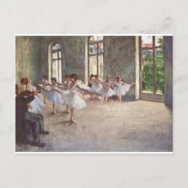 Cartão Postal Degas Balé Dancers