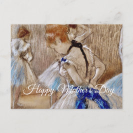 Cartão Postal Degas Dançarina Com Laço Azul