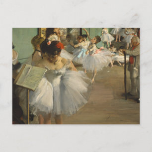 Cartão Postal Degas Dance Class Balés Dancers Ballerina Art