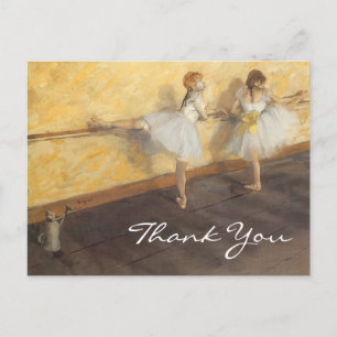 Cartão Postal Degas'Dancers Practication