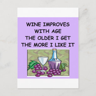 Cartão Postal degustação de vinho