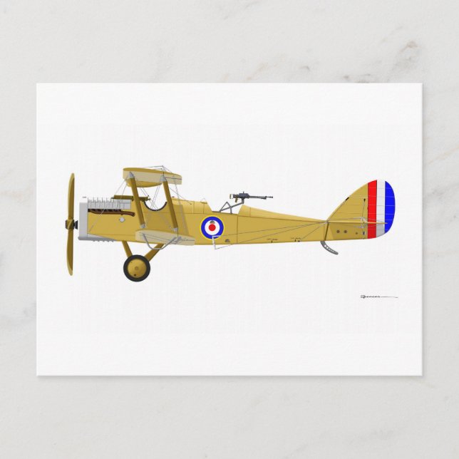 Cartão Postal DeHavilland DH-4 Cat009M (Frente)