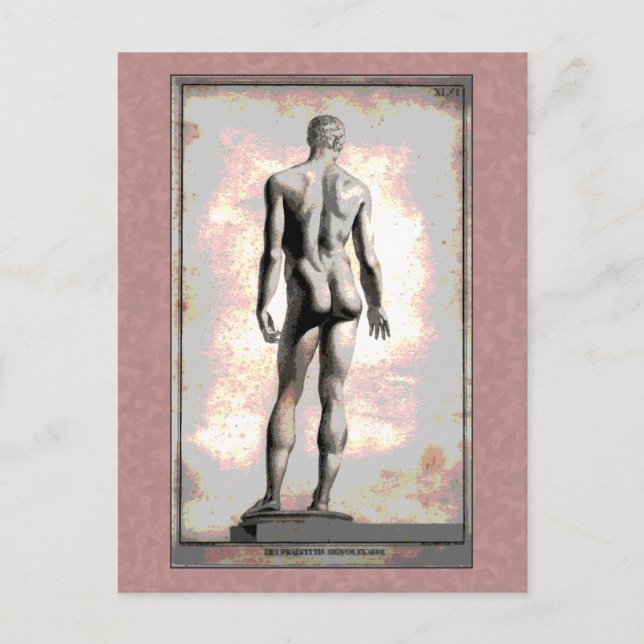 Cartão Postal Dei Praestitis Signumex Aere por Antonio Gori (Frente)