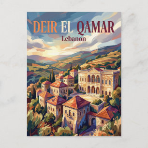 Cartão Postal Deir el Qamar Líbano