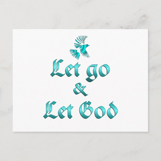 Cartão Postal Deixe Deus (Frente)