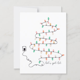 Cartão Postal Deixe-me fazer uma citação no Natal