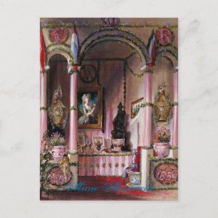 Cartão Postal Deixe-Os Comer Bolo - Cartão-Postal