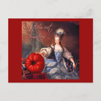 Cartão Postal Deixe-Os Comer Tomates