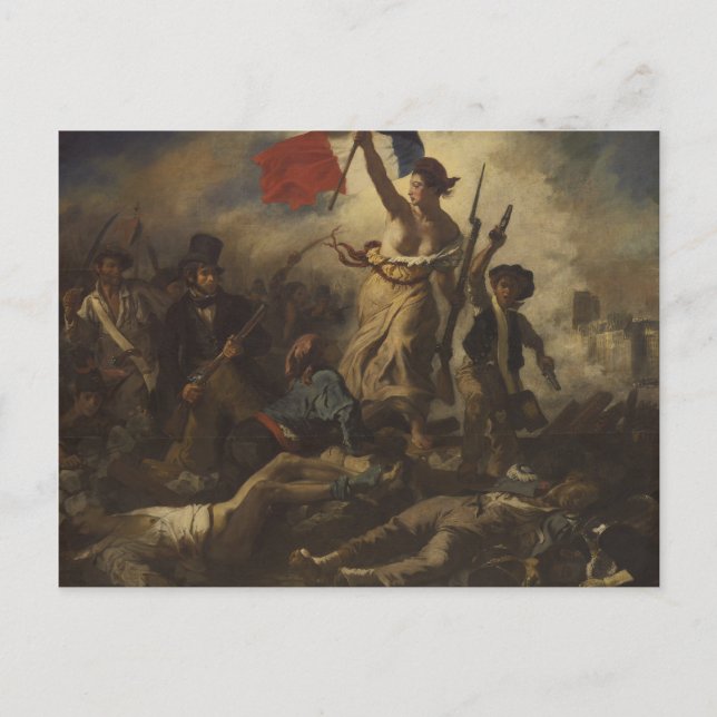 Cartão Postal Delacroix Art (Frente)