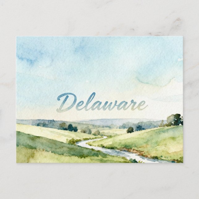 Cartão Postal Delaware (Frente)