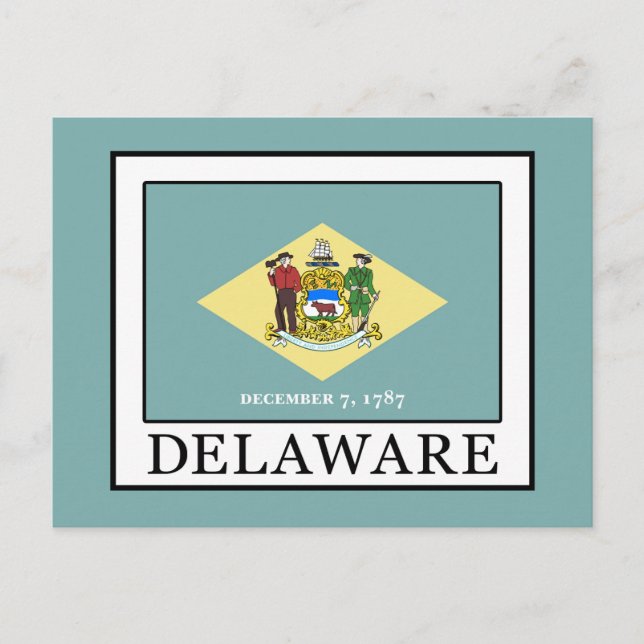 Cartão Postal Delaware (Frente)