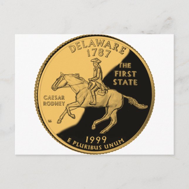 Cartão Postal Delaware (Frente)