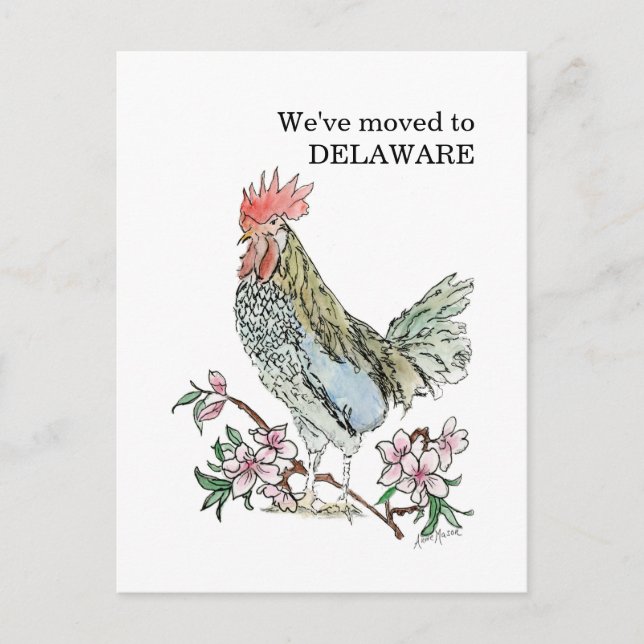 Cartão Postal Delaware (Frente)